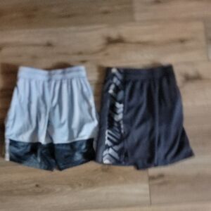Boys Athletic Shorts Set - Gray and Black Size Small